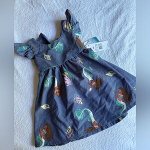 Little Mermaid Kids Dress in Blue